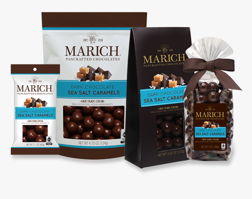 Dark Chocolate Sea Salt Caramels - Mozartkugel, HD Png Download