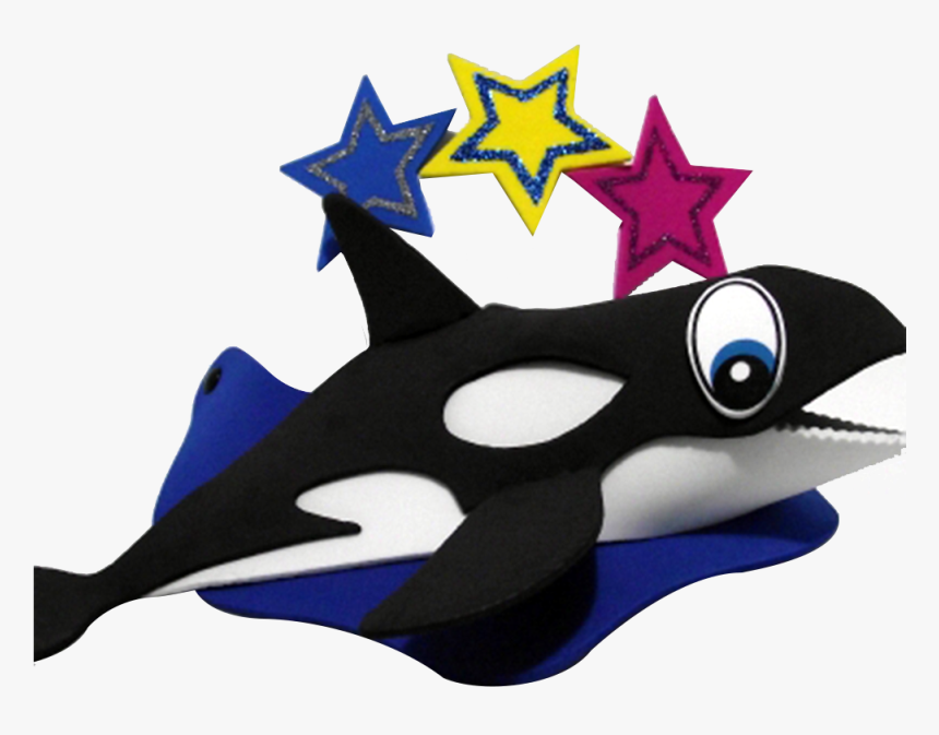 Killer Whale Visor - Stuffed Toy, HD Png Download