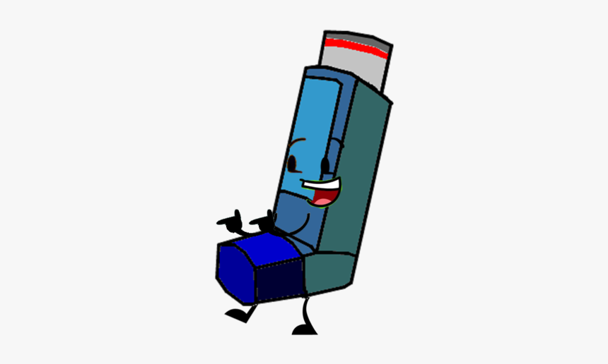 Asthma Inhaler New - Inhaler Cartoon Png, Transparent Png