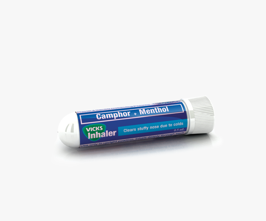 Camphor Menthol Vicks Inhaler , Png Download, Transparent Png
