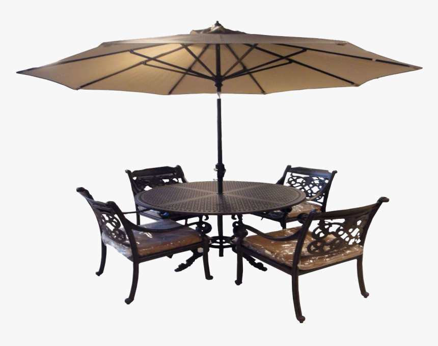 Garden Table Chair Png, Transparent Png