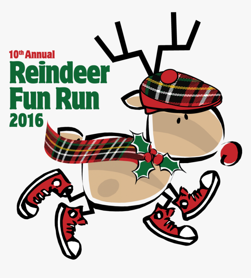 2016 Reindeer Fun Run - Reindeer Fun Run, HD Png Download