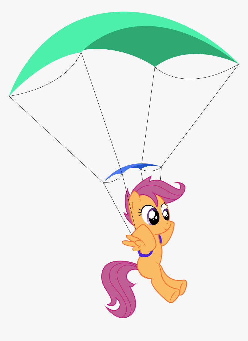 Parachute Clipart Parachute Guy - My Little Pony Parachute, HD Png Download