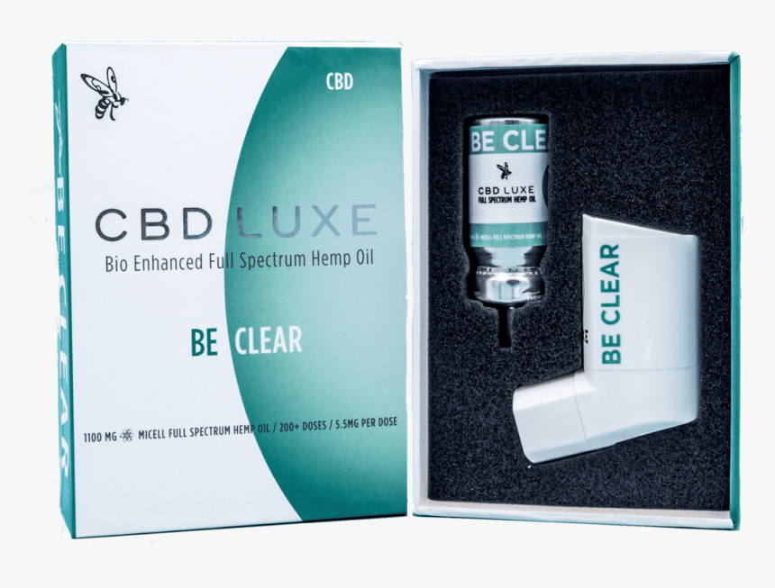 Cbd Luxe Be Clear - Cbd Luxe Be Calm Inhaler, HD Png Download