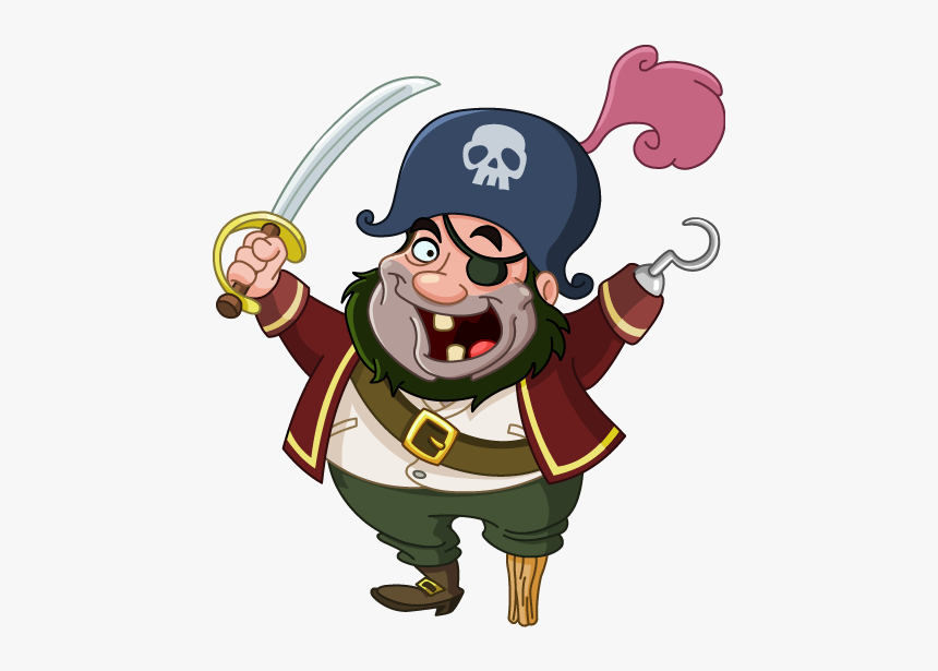 Transparent Background Cartoon Pirate Png, Png Download