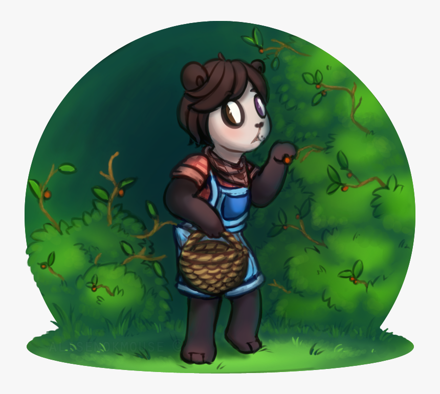 {c} Berry Bushes - Cartoon, HD Png Download