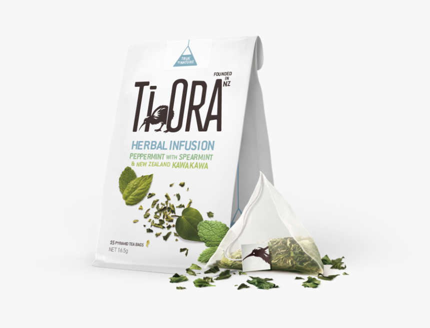 Transparent Spearmint Png - New Zealand Tea Bags, Png Download