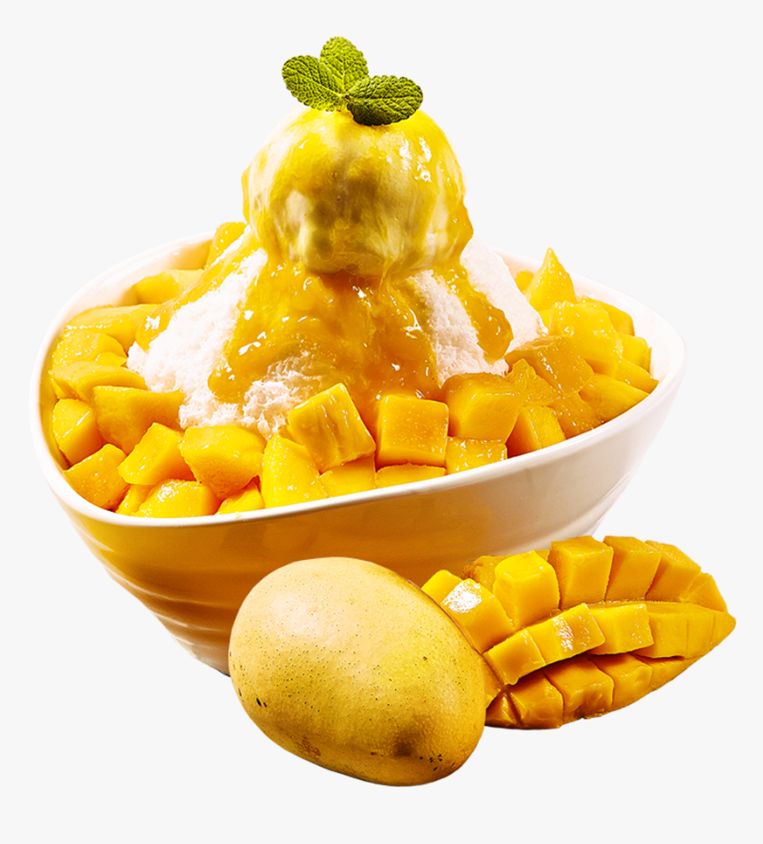 Fresh Mango Falling Snow, HD Png Download