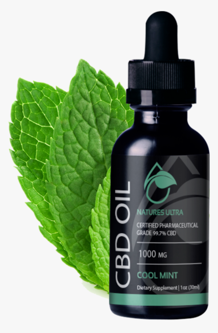 Transparent Spearmint Png - Nature's Ultra Cbd Oil, Png Download