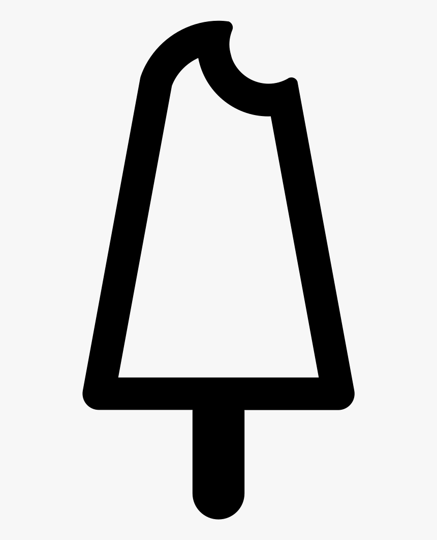 Cream Stick With One Bite Svg Png , Transparent Cartoons, Png Download