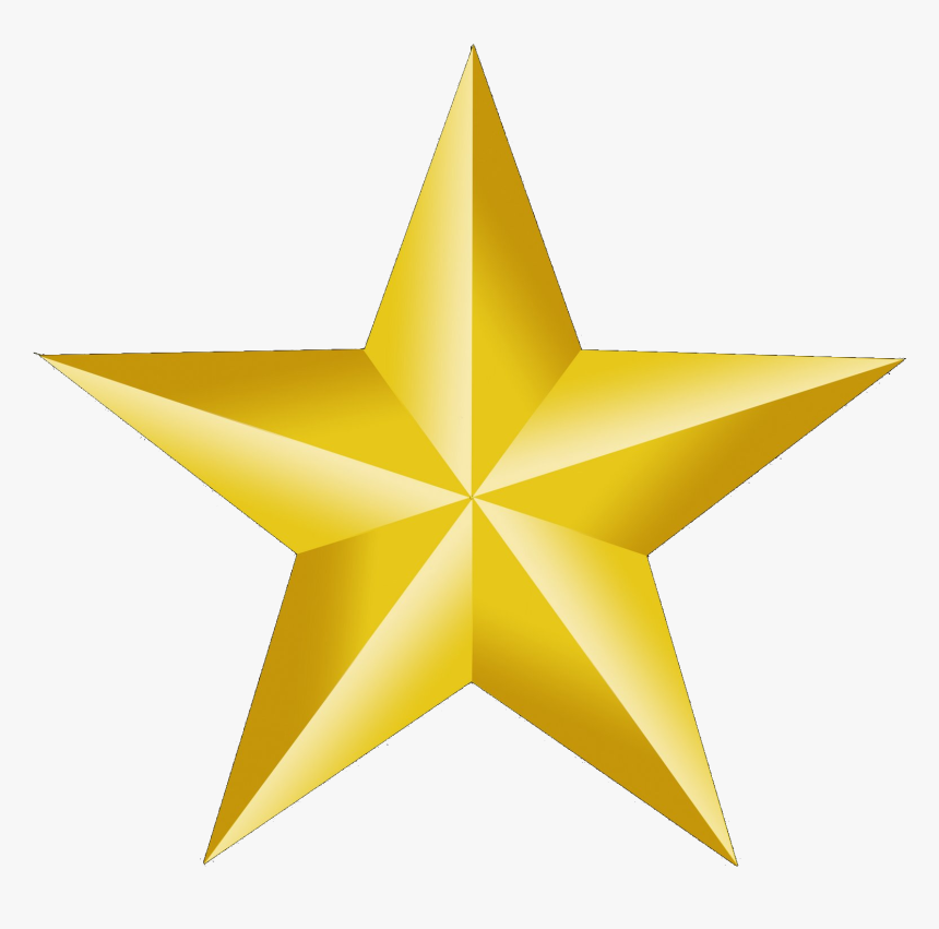 By Sacrificing 1 Water Dragon And 1 Fire Dragon, This - Gold Star No Background, HD Png Download