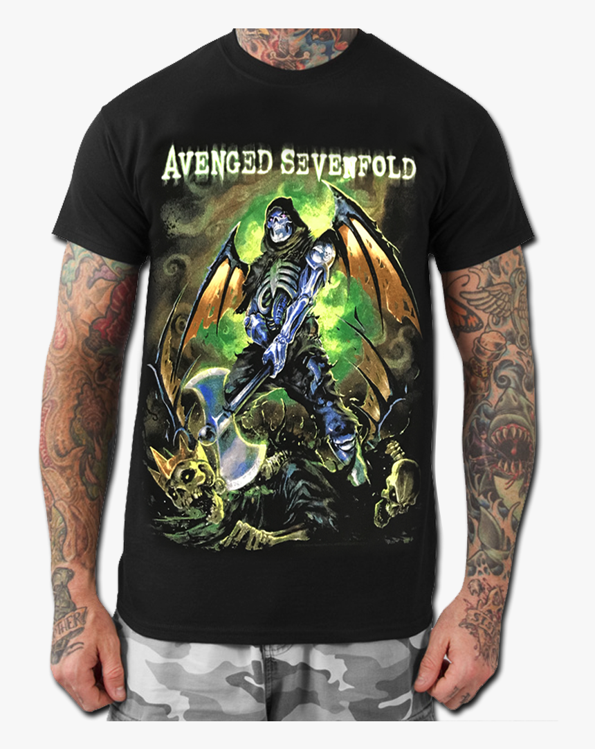 Buy The Studio Can Wait By Avenged Sevenfold - Model T Shirt Full Tattoo, HD Png Download
