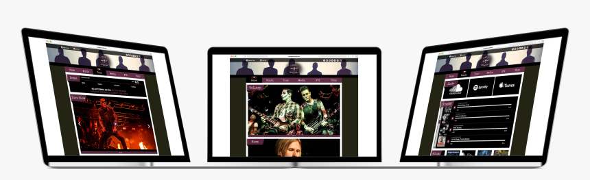 A7x Site Mockup 2 A7x Site Mockup 1 A7x Home Copy - Led-backlit Lcd Display, HD Png Download