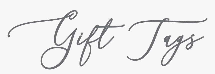 Gift Calligraphy Png, Transparent Png