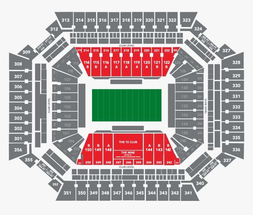 Hard Rock Stadium Seats, HD Png Download