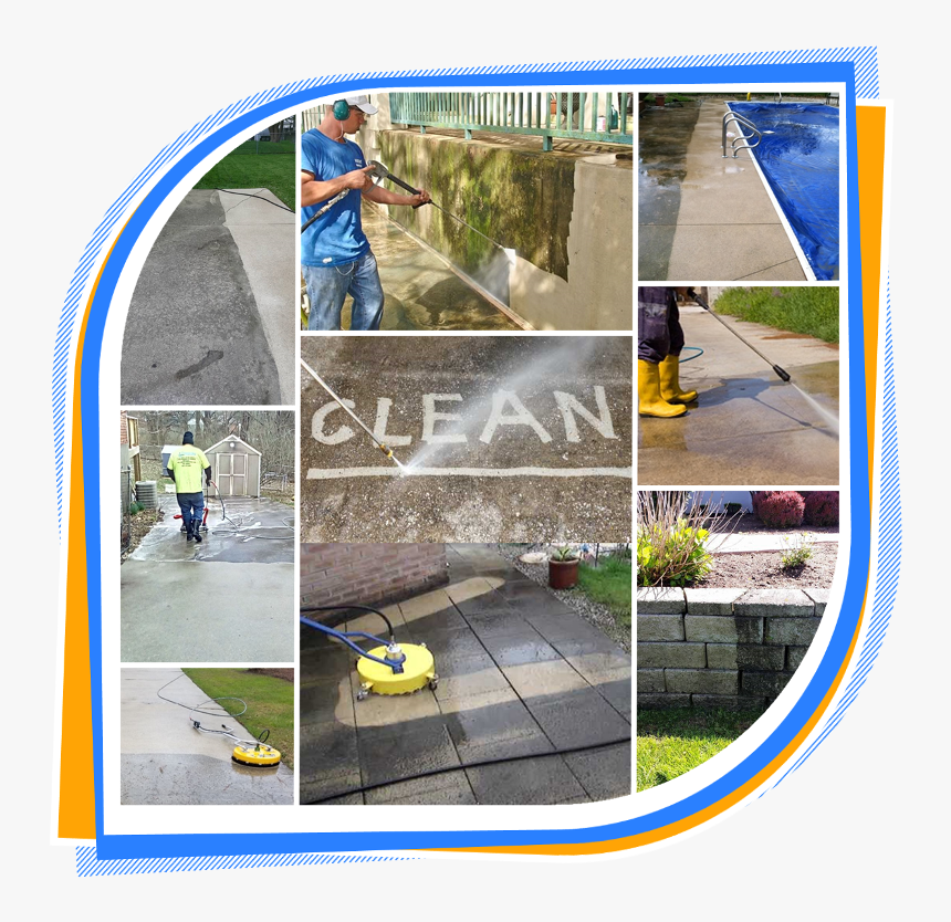 Power Washing - Concrete, HD Png Download