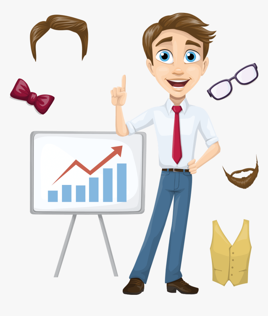 Transparent Happy Man Png - Man Character, Png Download