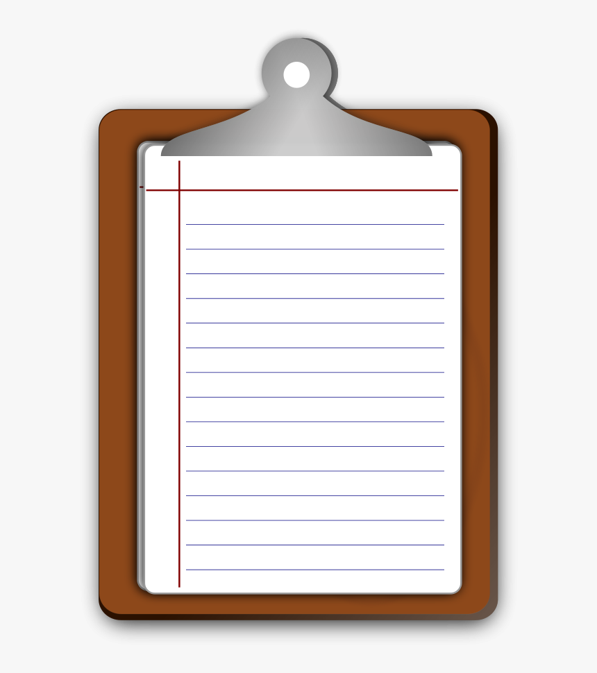 Wood Crate Writing Clipart, Vector Clip Art Online, - Writing Pad Clipart, HD Png Download