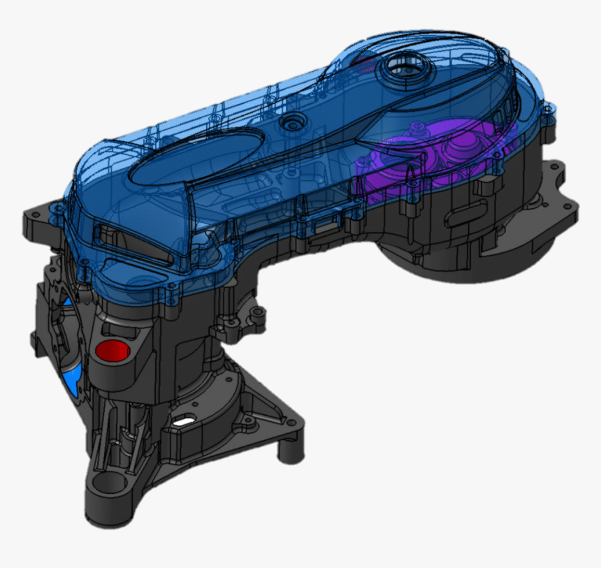 Cnc Engine Crank/case Design - Water Gun, HD Png Download