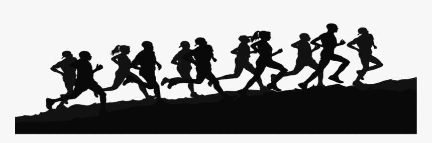 Safe & Sober Annual 5k Run/walk - Silhouette People Running Png, Transparent Png