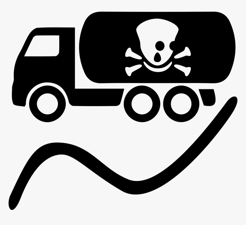 Vehicle Running Track For Vehicles Carrying Dangerous - Chemicals Transport Png Icon, Transparent Png
