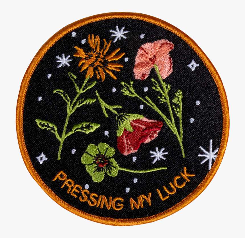 Stay Home Club X City & Colour Pressing My Luck Patch - Cross-stitch, HD Png Download