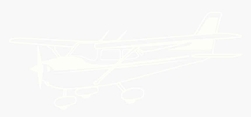 Cessna 150 Black And White , Png Download, Transparent Png