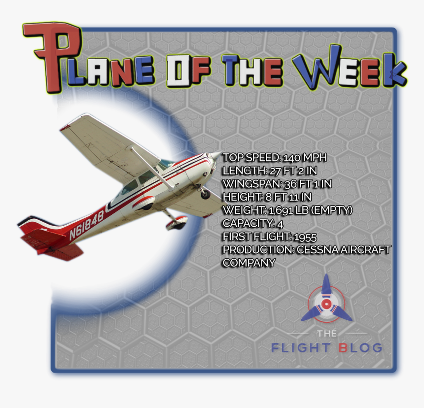 Cessna 172, Cessna Skyhawk, Plane Of The Week, Cessna - Model Aircraft, HD Png Download