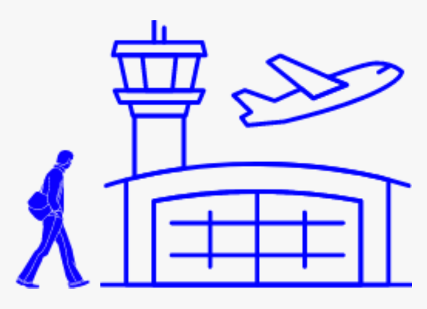 Man Walks Into An Airport, HD Png Download