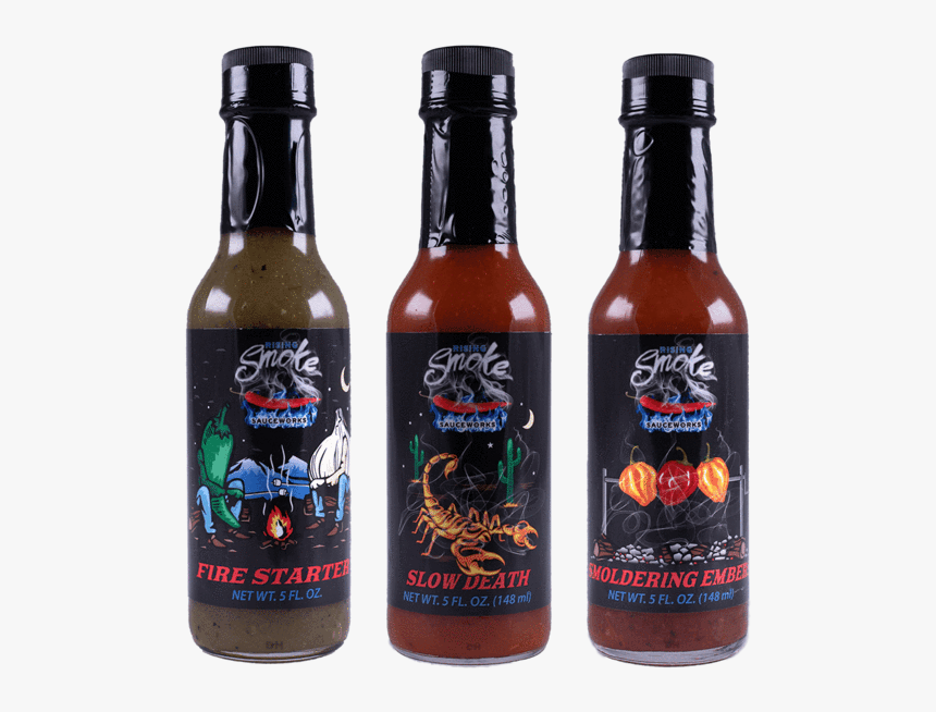 Rising Smoke Combo Pack 
 Class Lazyload Lazyload Fade - Rising Smoke Fire Starter Hot Sauce, HD Png Download