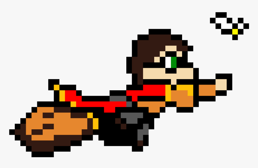 Harry Potter On Broomstick - Harry Potter 8 Bits, HD Png Download
