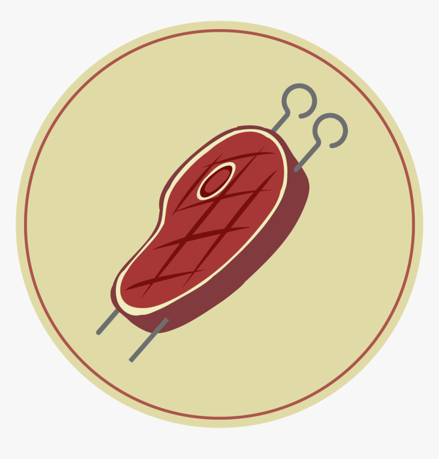 Steak Medium Rare Cartoon, HD Png Download