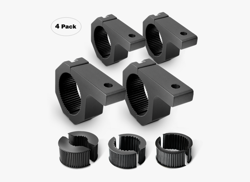 Nilight 4 Pack Led Off Road Light Horizontal Bar Clamp - 3 4 Round Bar Adjustable Mount Clamps, HD Png Download