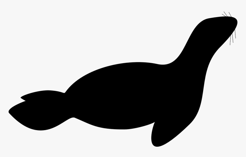Seal Silhouette Clip Art, HD Png Download