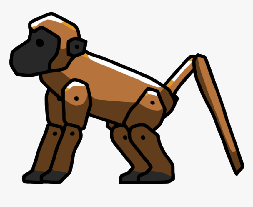Baboon - Scribblenauts Baboon, HD Png Download