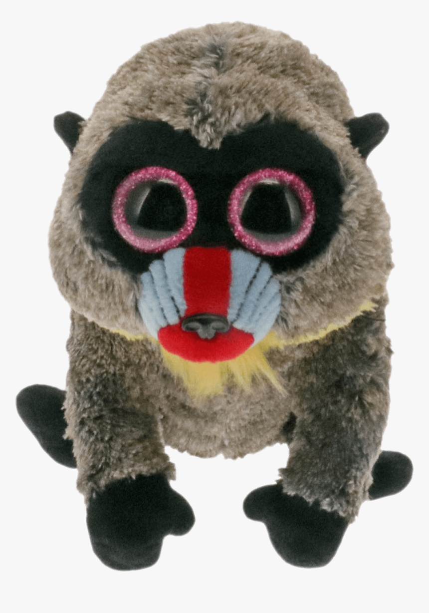 Wasabi Mandrill Baboon 
 Class Lazyload Lazyload Mirage - Stuffed Toy, HD Png Download