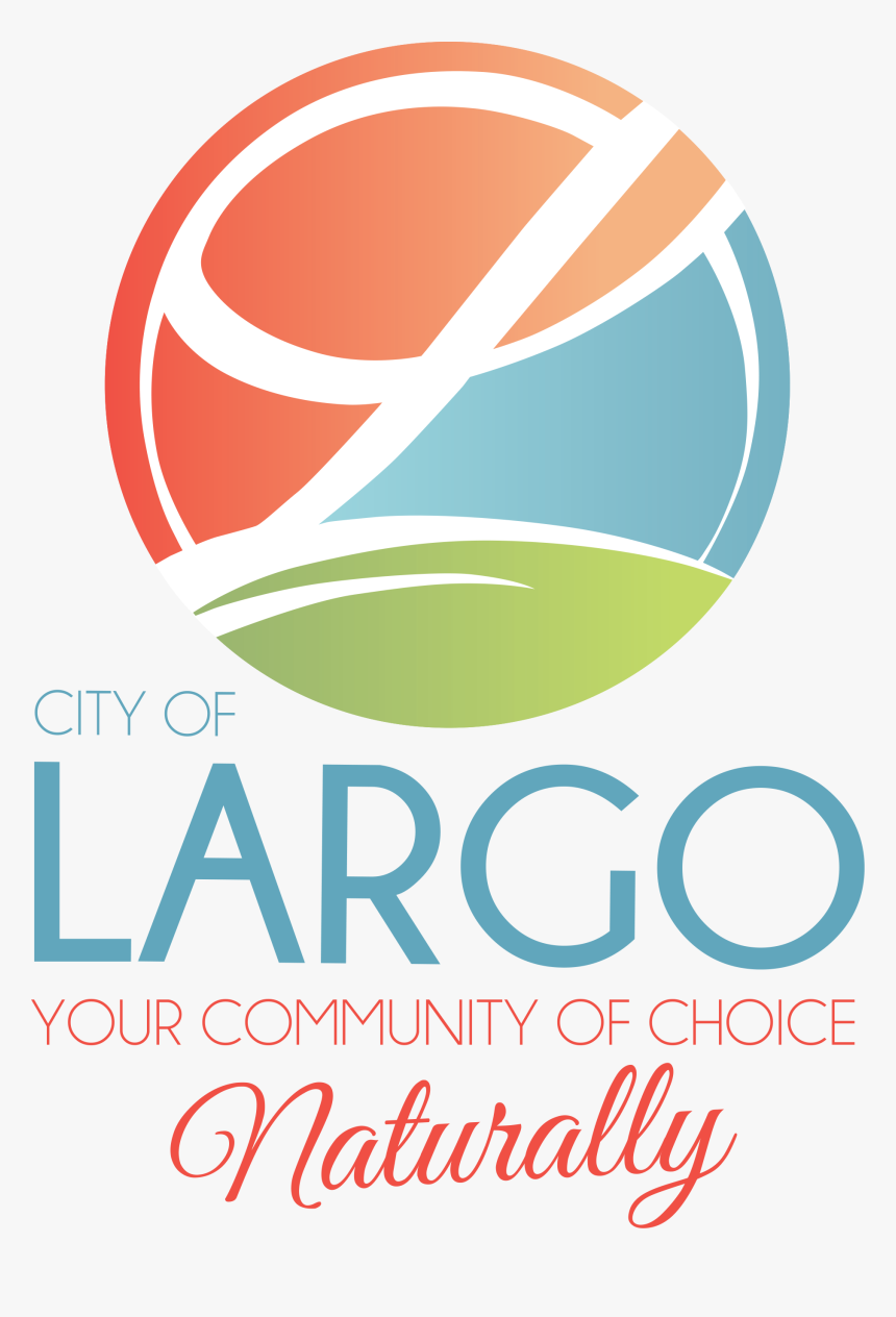 Citylogocolor-vert1 - City Of Largo Seal, HD Png Download