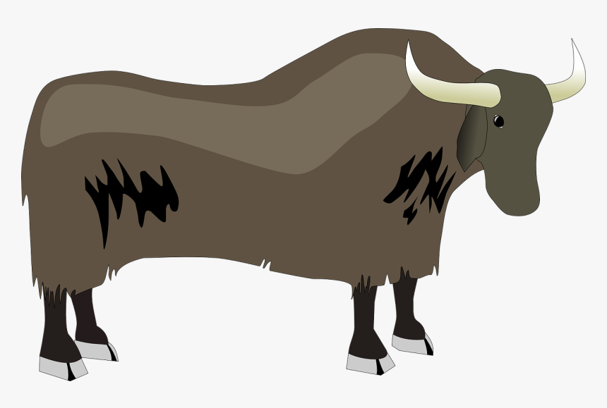 Yak Vector Png, Transparent Png