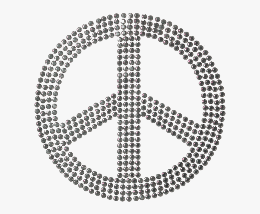 Peace Sign Silver - Transparent Peace Logo Png Green, Png Download
