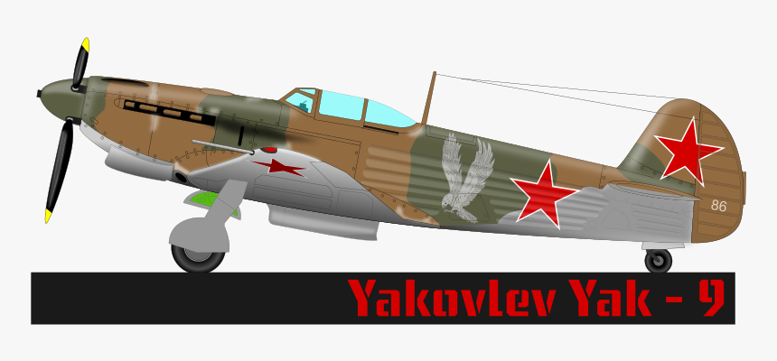 Yak-9 - Monoplane, HD Png Download