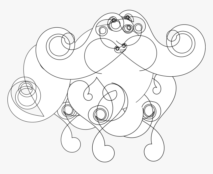 Abstract Yak Svg Clip Arts - Cartoon, HD Png Download