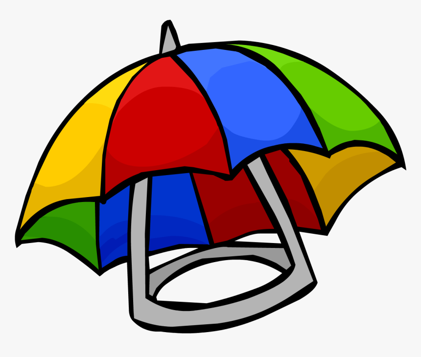 Club Penguin Wiki Fandom - Club Penguin Umbrella Hat, HD Png Download