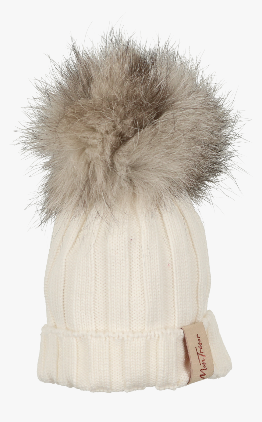 Ivory French Knit Set By Mon Tresor 
 Class - Fur Clothing, HD Png Download