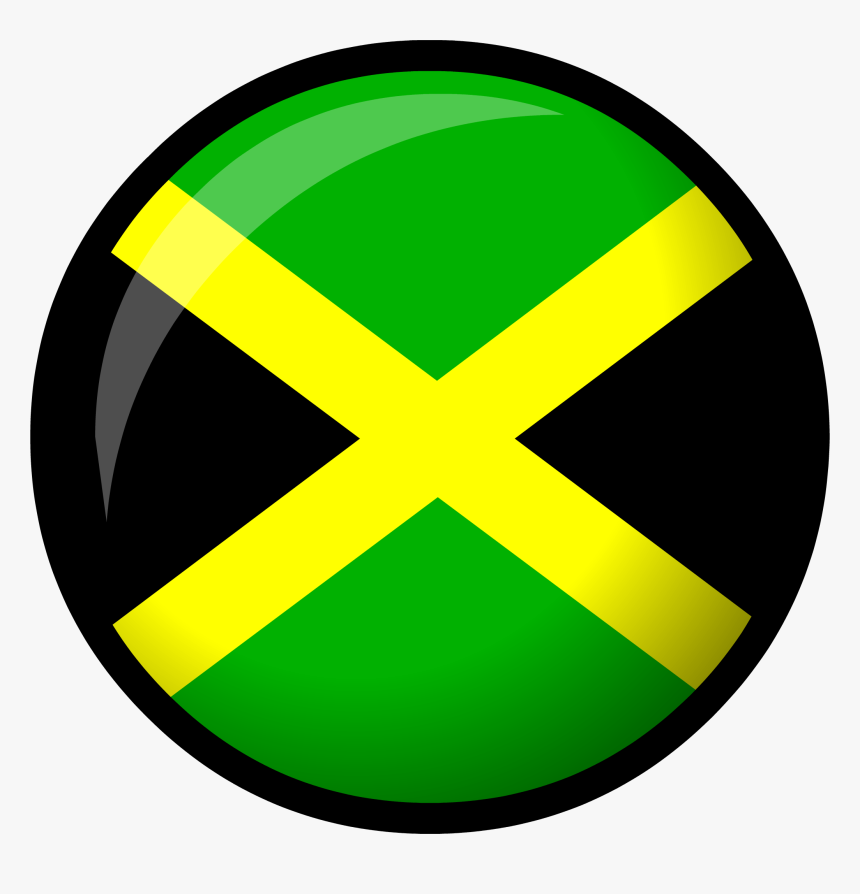 Jamaica Flag Clothing Icon Id - Flag Of Jamaica, HD Png Download