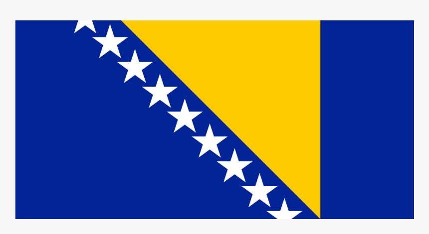 Ba Bosnia And Herzegovina Flag Icon - Bosnia And Herzegovina Flag Png, Transparent Png