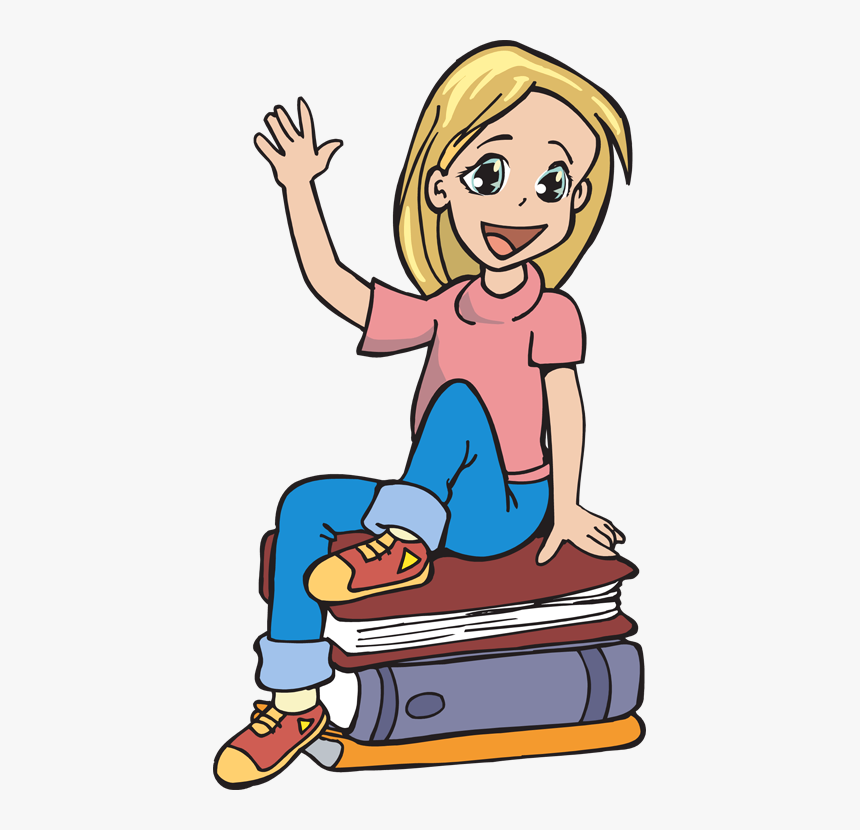 School Girl Clipart - High School Girl Clipart Transparent Background, HD Png Download