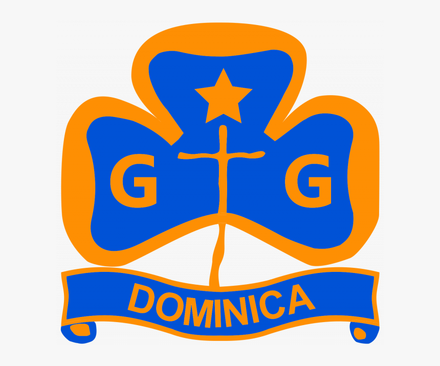 Dominica Flag Png - St Lucia Girl Guides, Transparent Png