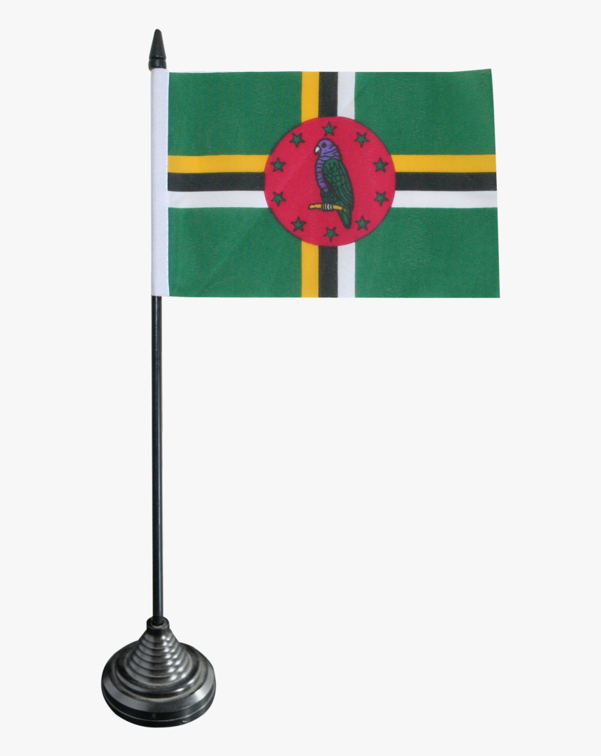 Dominica Table Flag - Albanien Flagge Png, Transparent Png
