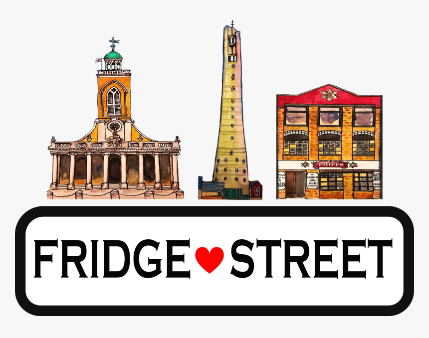 Fridgestreet Square Logo Colour - Northampton Fridge Magnet, HD Png Download