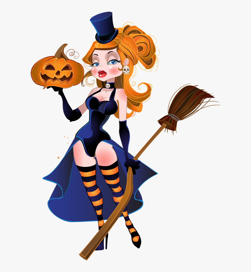 Tubes Halloween Pumpkin Png, Teen Décor, Steampunk - Witch Cliparts, Transparent Png